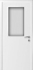 Дверь пластиковая влагостойкая со стеклом