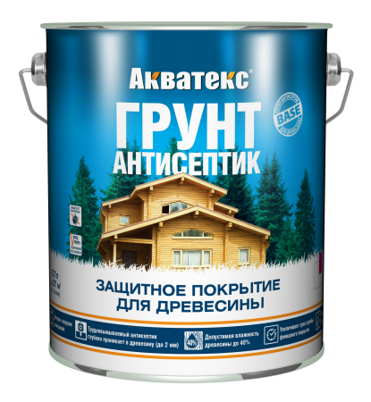 Акватекс грунт-антисептик 9 л
